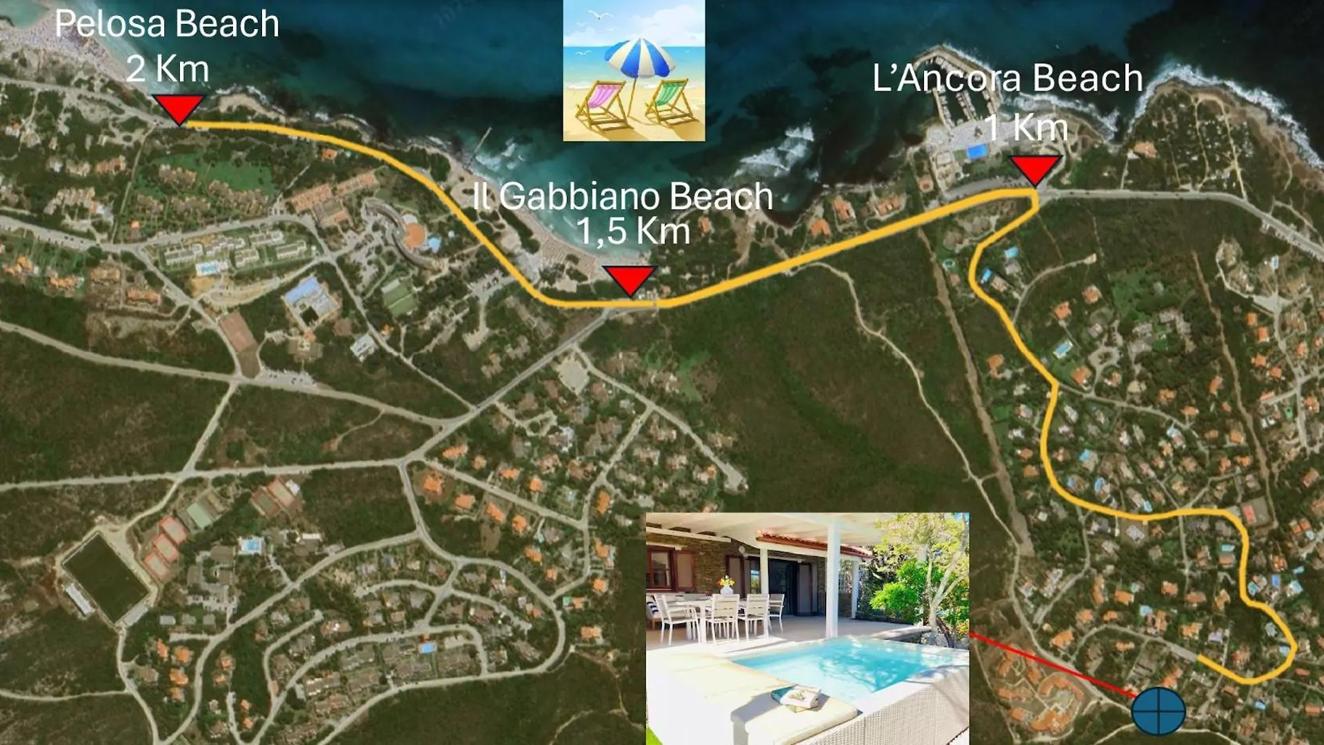 Holiday home Villetta Con Piscina E Ampio Giardino Stintino